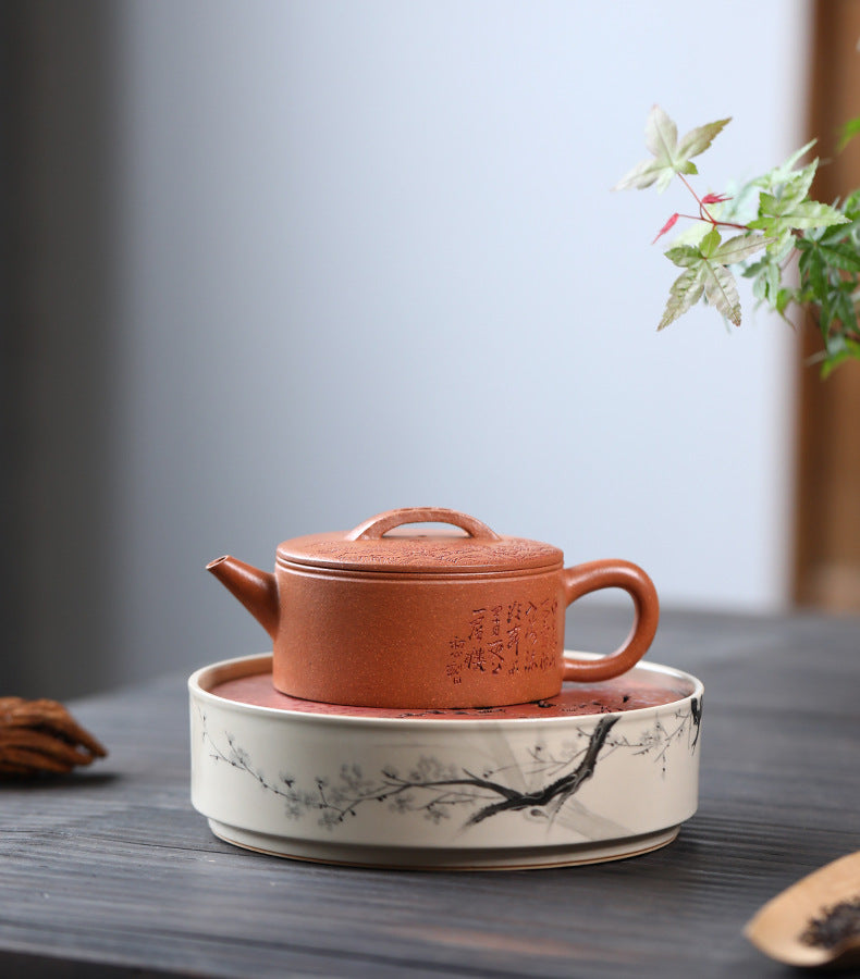 This is a Yixing teapot. this is Chinese yixing clay teapot 