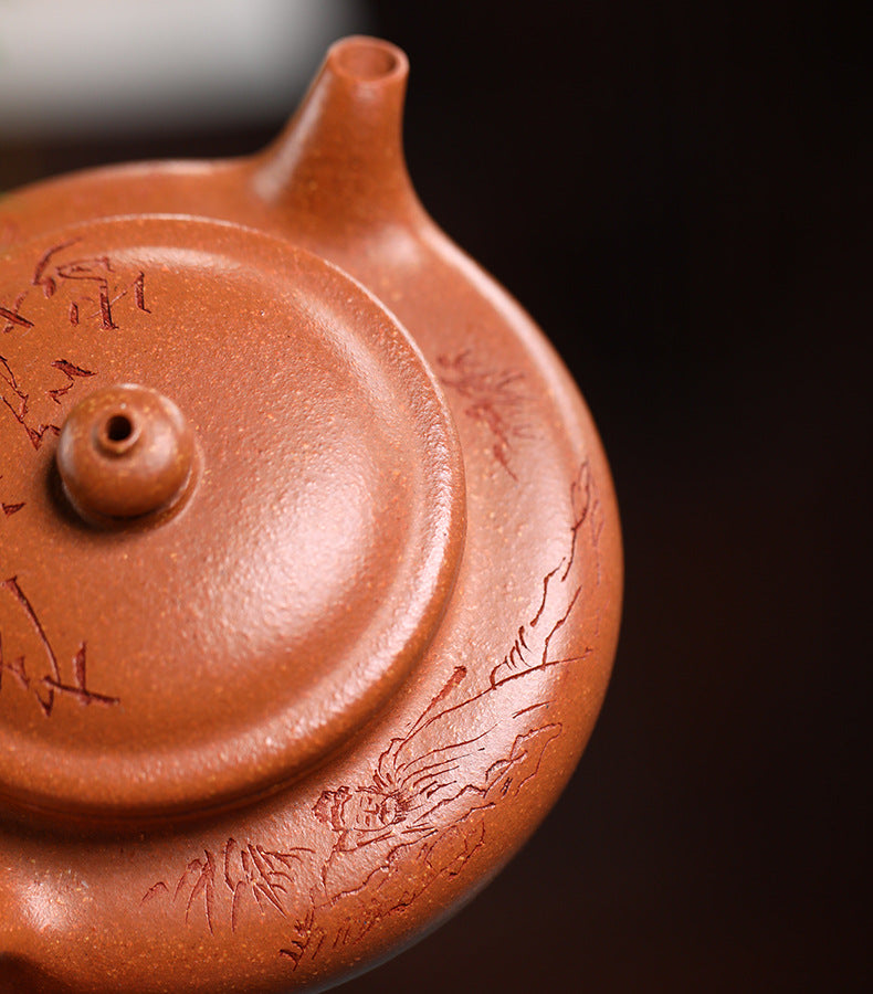 This is a Yixing teapot. this is Chinese yixing clay teapot 