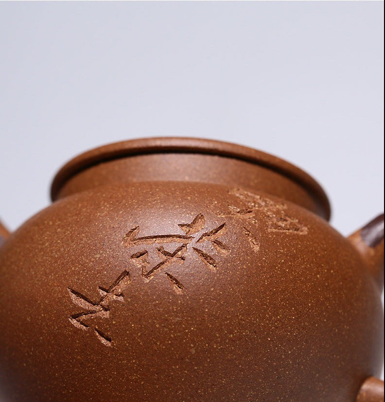 This is a Yixing teapot. this is Chinese yixing clay teapot 