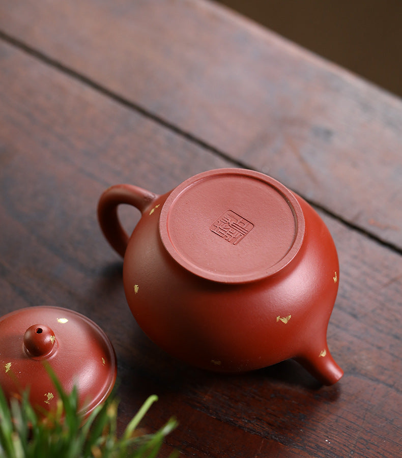 This is a Yixing teapot. this is Chinese yixing clay teapot