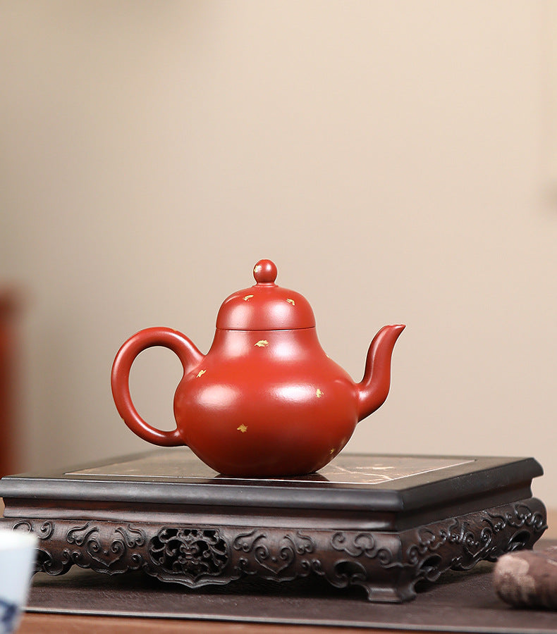 This is a Yixing teapot. this is Chinese yixing clay teapot