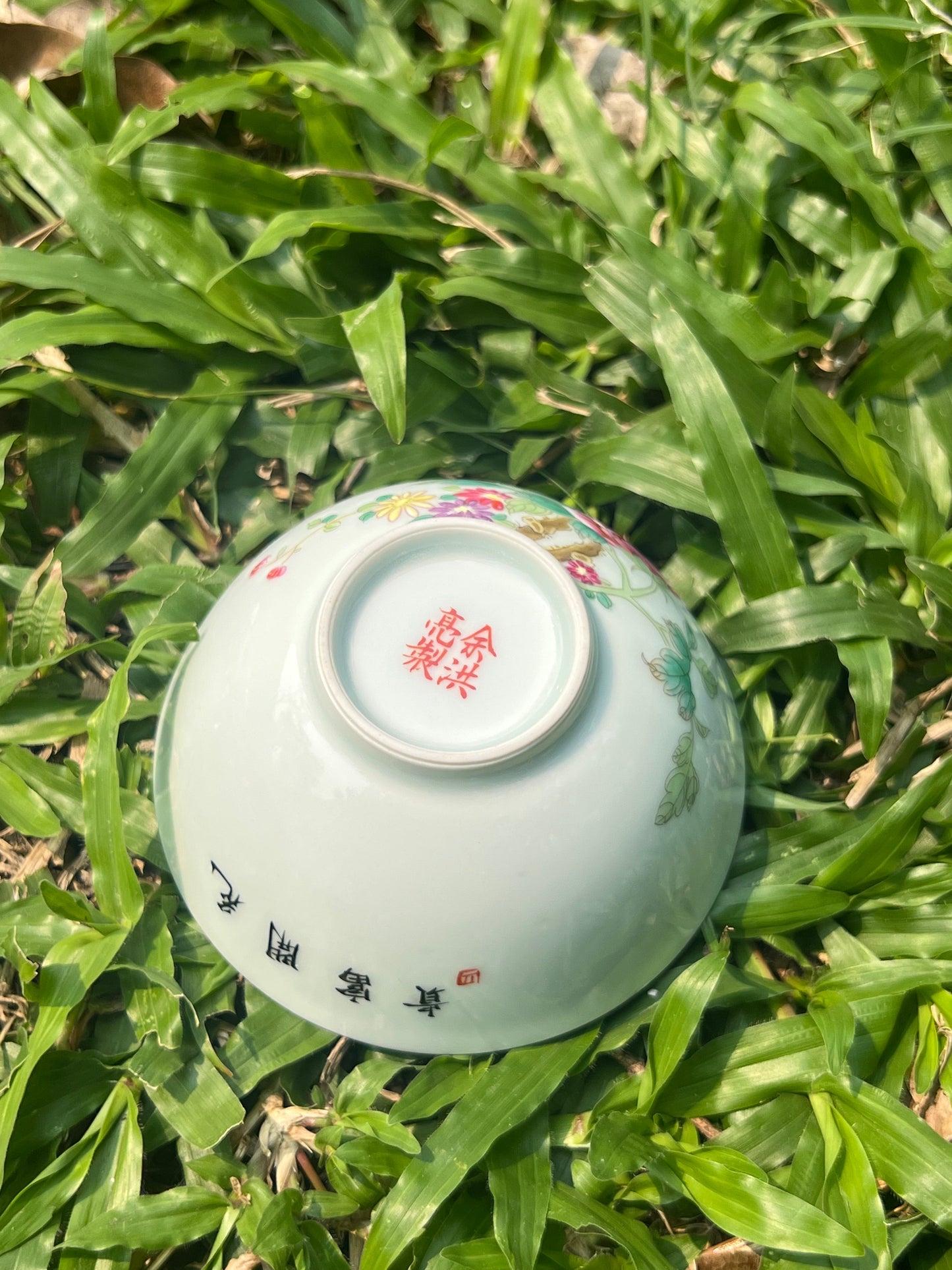 Handpainted Chinese Famille Rose Fencai Peony Flower Pattern Jingdezhen Master Tea Set