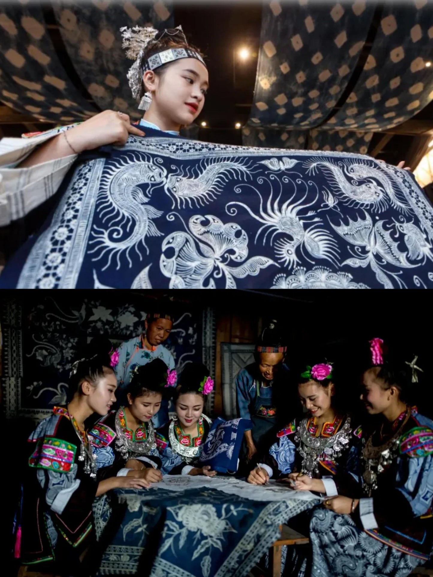 Chinese Handpainted Batik Chinese 2026 Horse Year Calender CHinese Souvenir