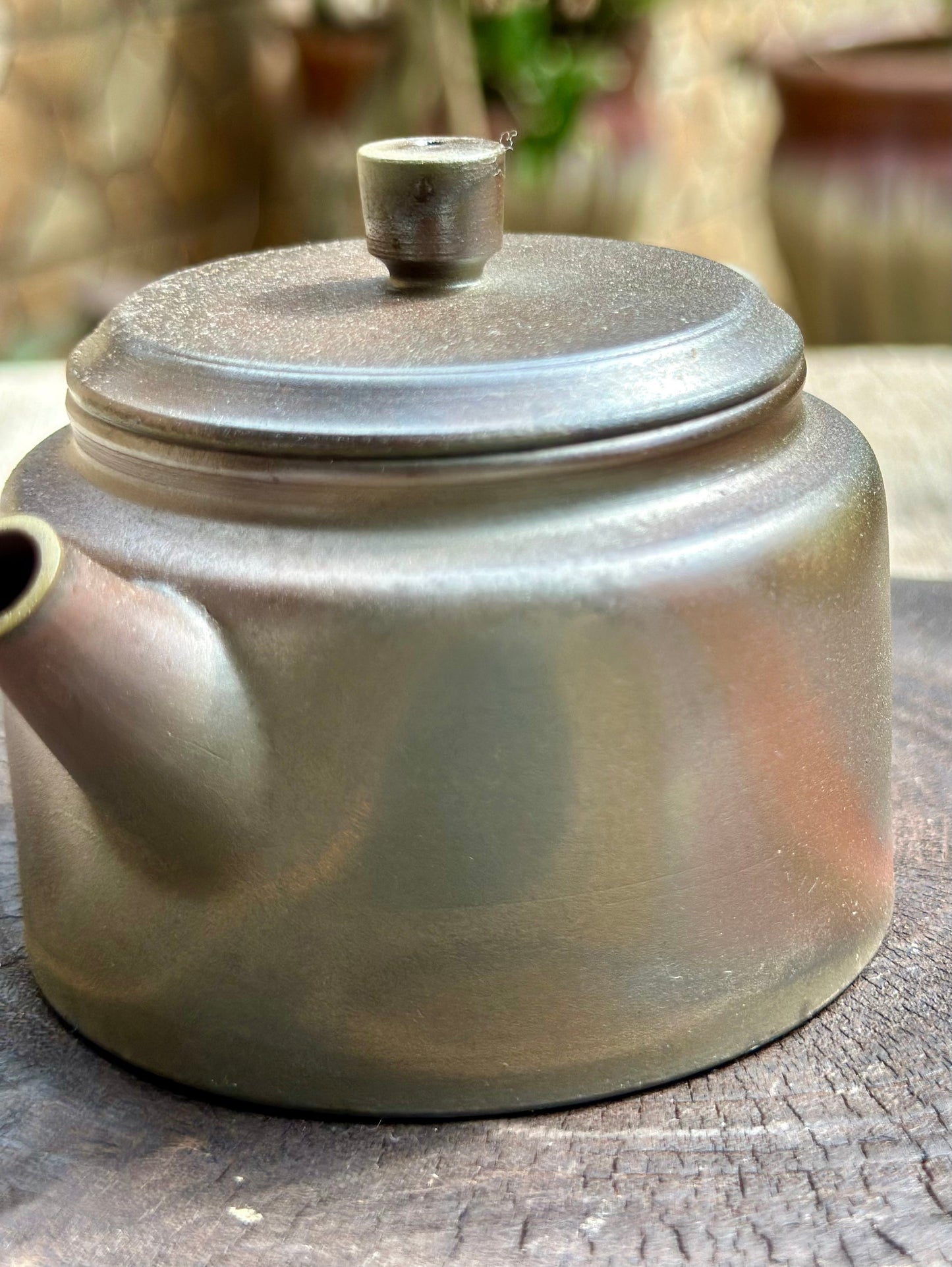 Handcrafted Woodfired Chinese Nixing clay Pottery Clay Teapot Dezhong Shape 150ml High Class Artowork