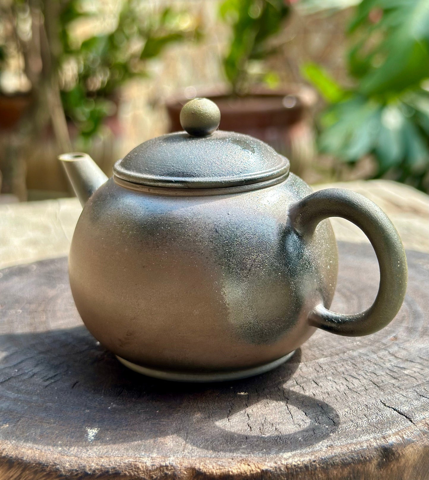 Handcrafted Woodfired Artowork Chinese Nixing clay Pottery Clay Teapot Shuiping Shape 140ml High Class Teapot