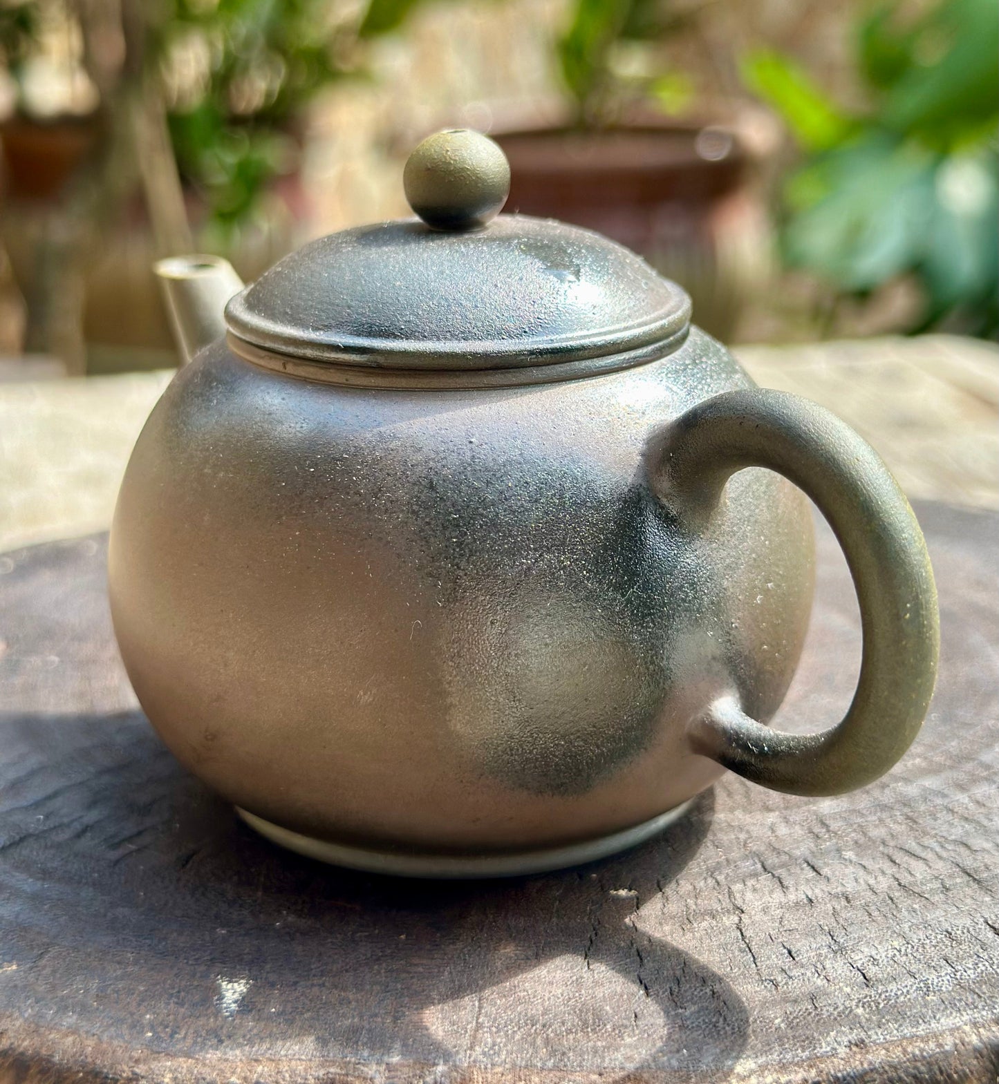 Handcrafted Woodfired Artowork Chinese Nixing clay Pottery Clay Teapot Shuiping Shape 140ml High Class Teapot