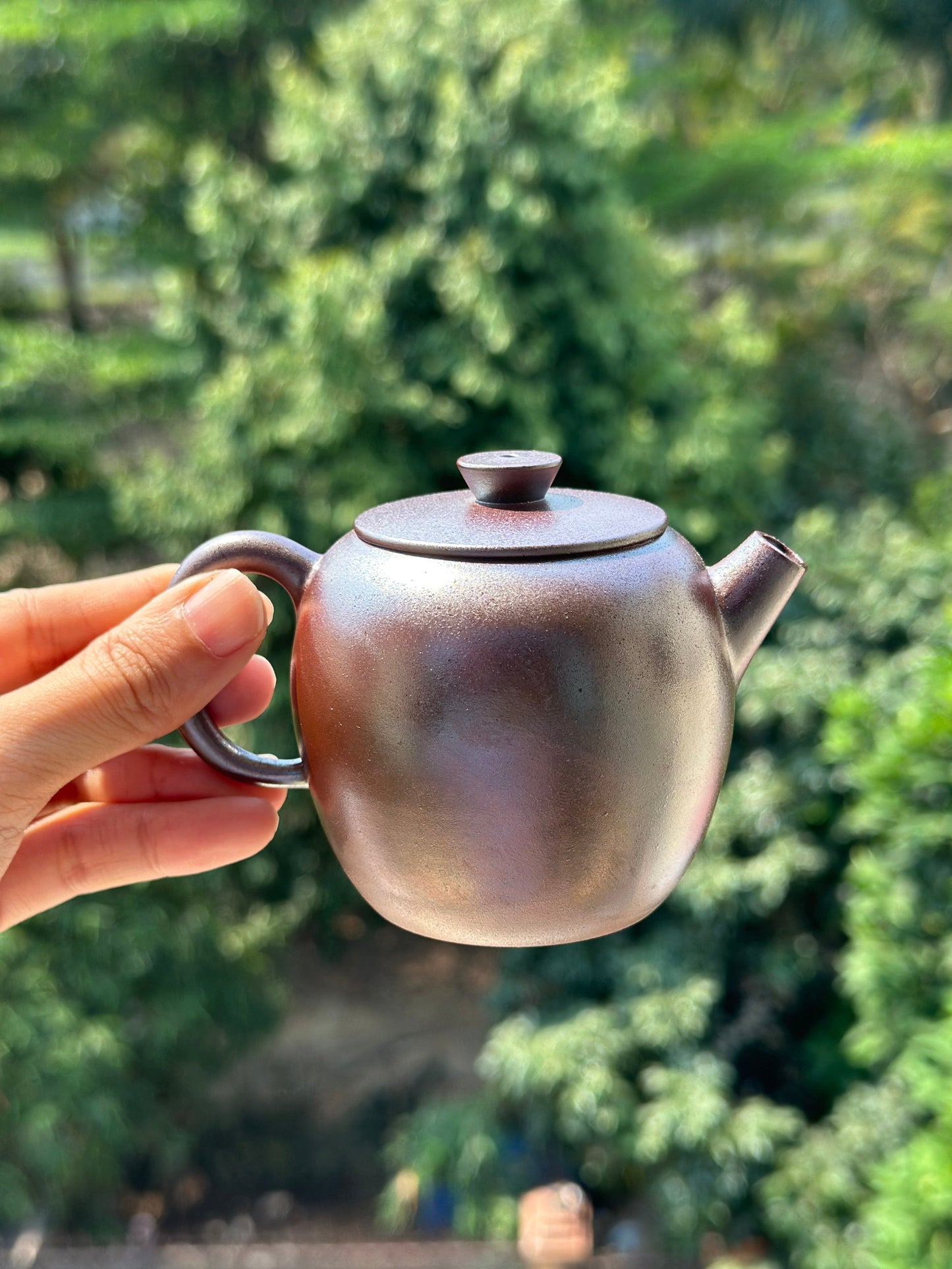 Handcrafted Woodfired Artowork Chinese Nixing clay Pottery Clay Teapot  Shape 165ml