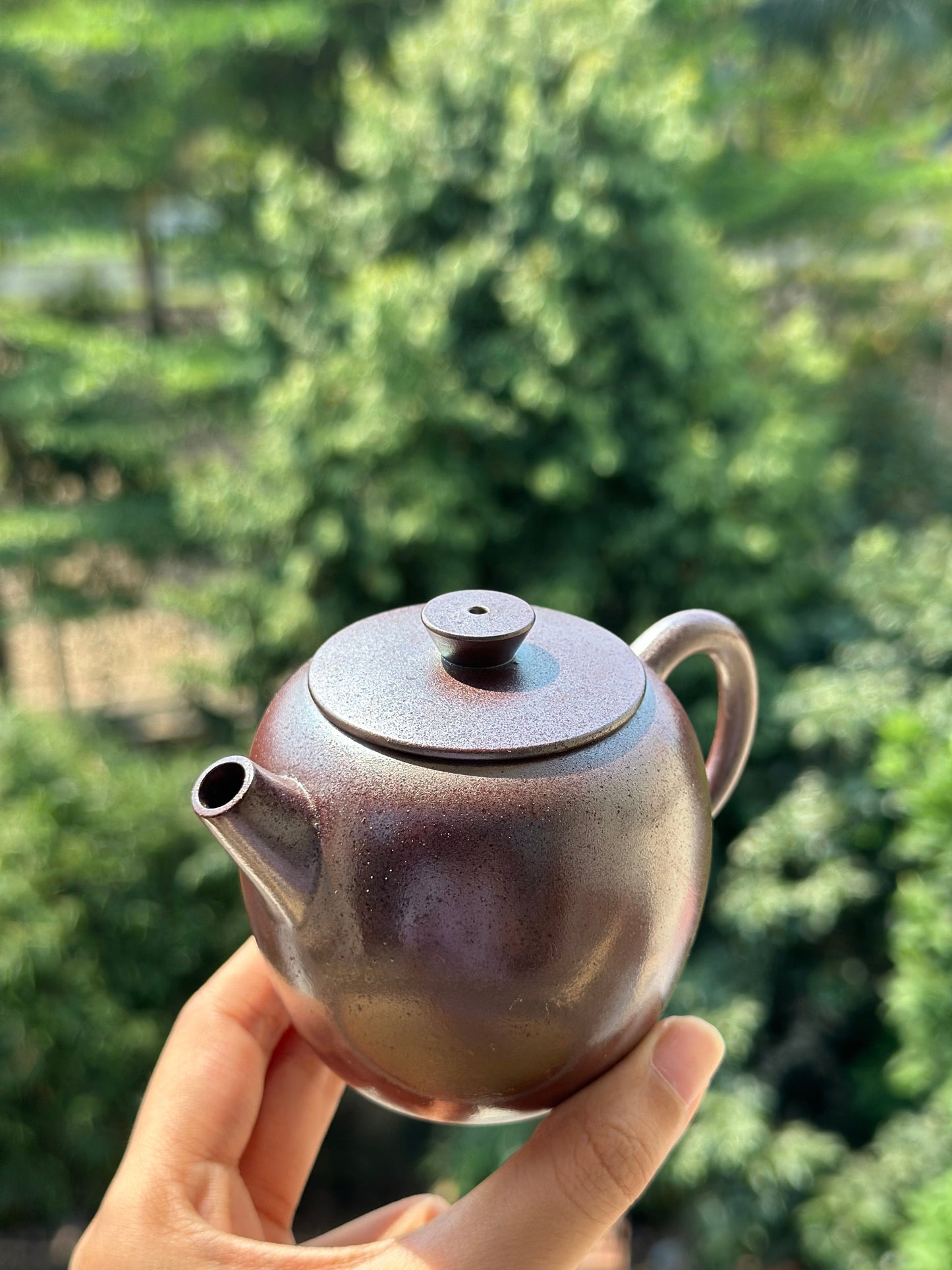 Handcrafted Woodfired Artowork Chinese Nixing clay Pottery Clay Teapot  Shape 165ml