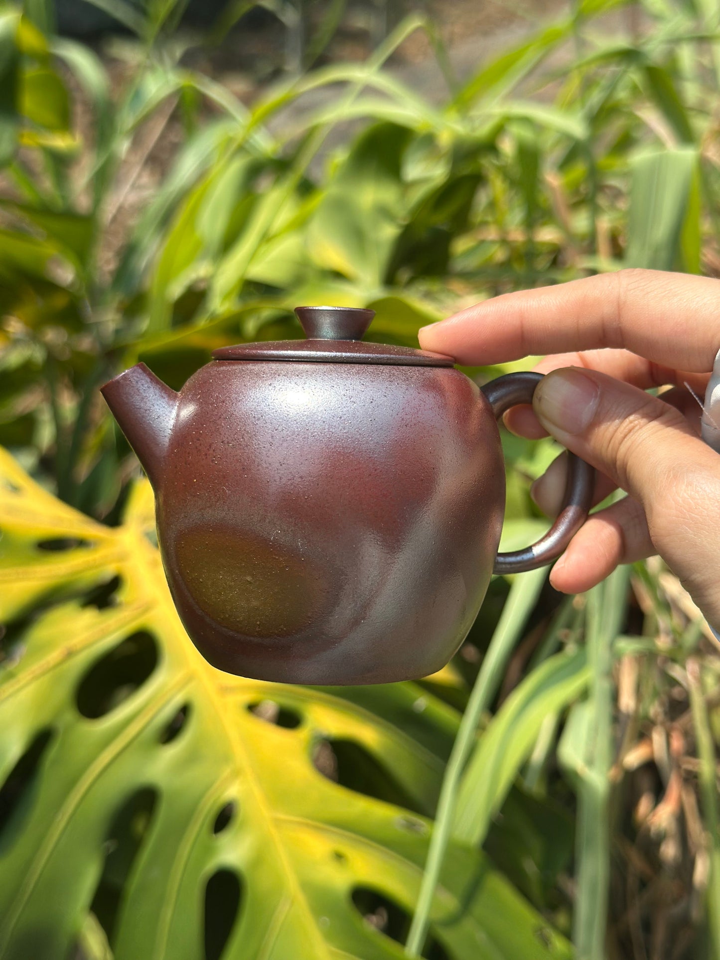 Handcrafted Woodfired Artowork Chinese Nixing clay Pottery Clay Teapot  Shape 165ml