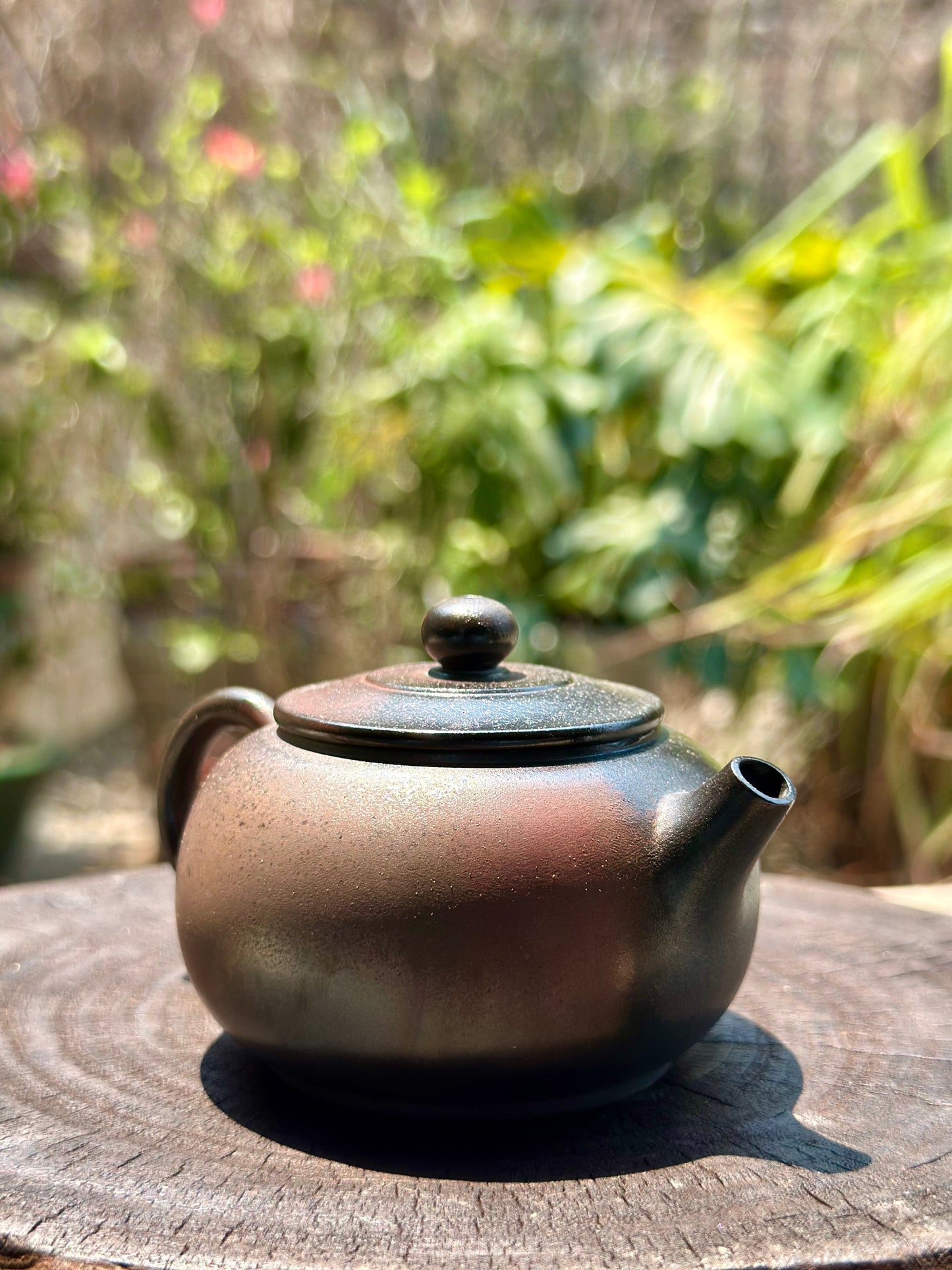 Handcrafted Woodfired Artowork Chinese Nixing clay Pottery Clay Teapot little Apple Shape 120ml