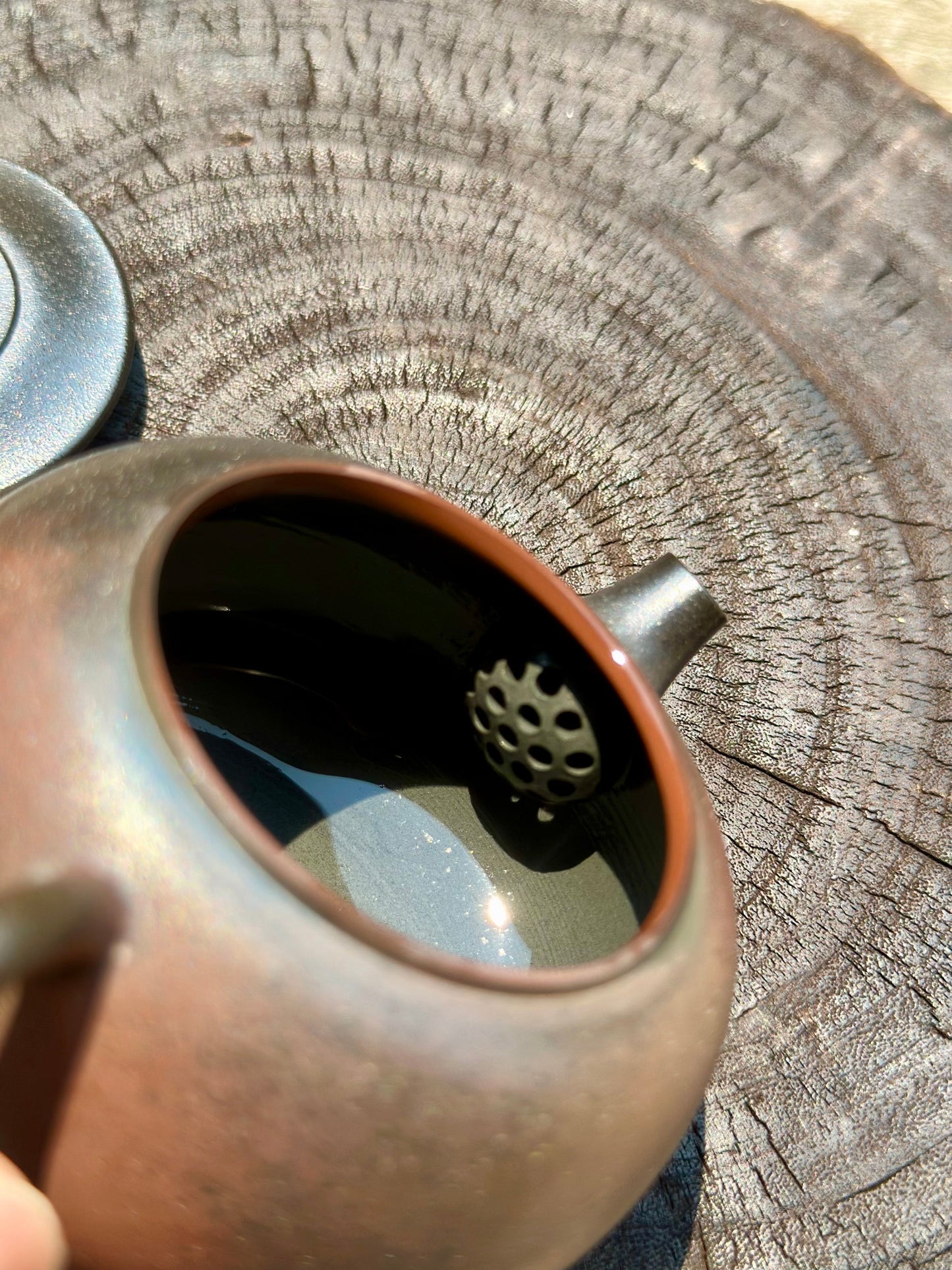 Handcrafted Woodfired Artowork Chinese Nixing clay Pottery Clay Teapot little Apple Shape 120ml