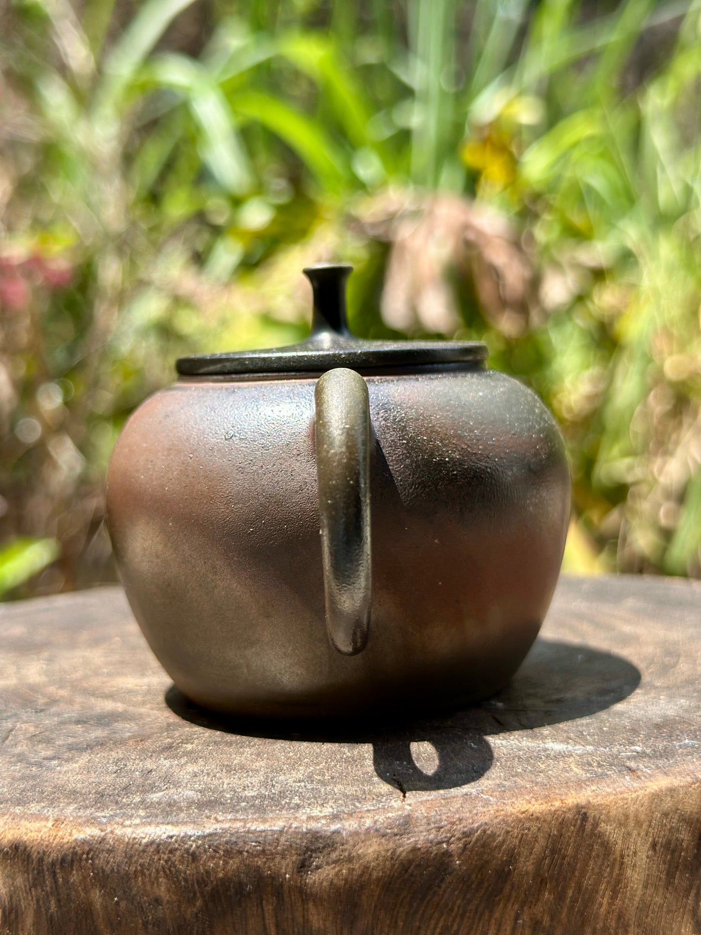 Handcrafted Woodfired Artowork Chinese Apple Shape Nixing clay Pottery Clay Teapot 150ml