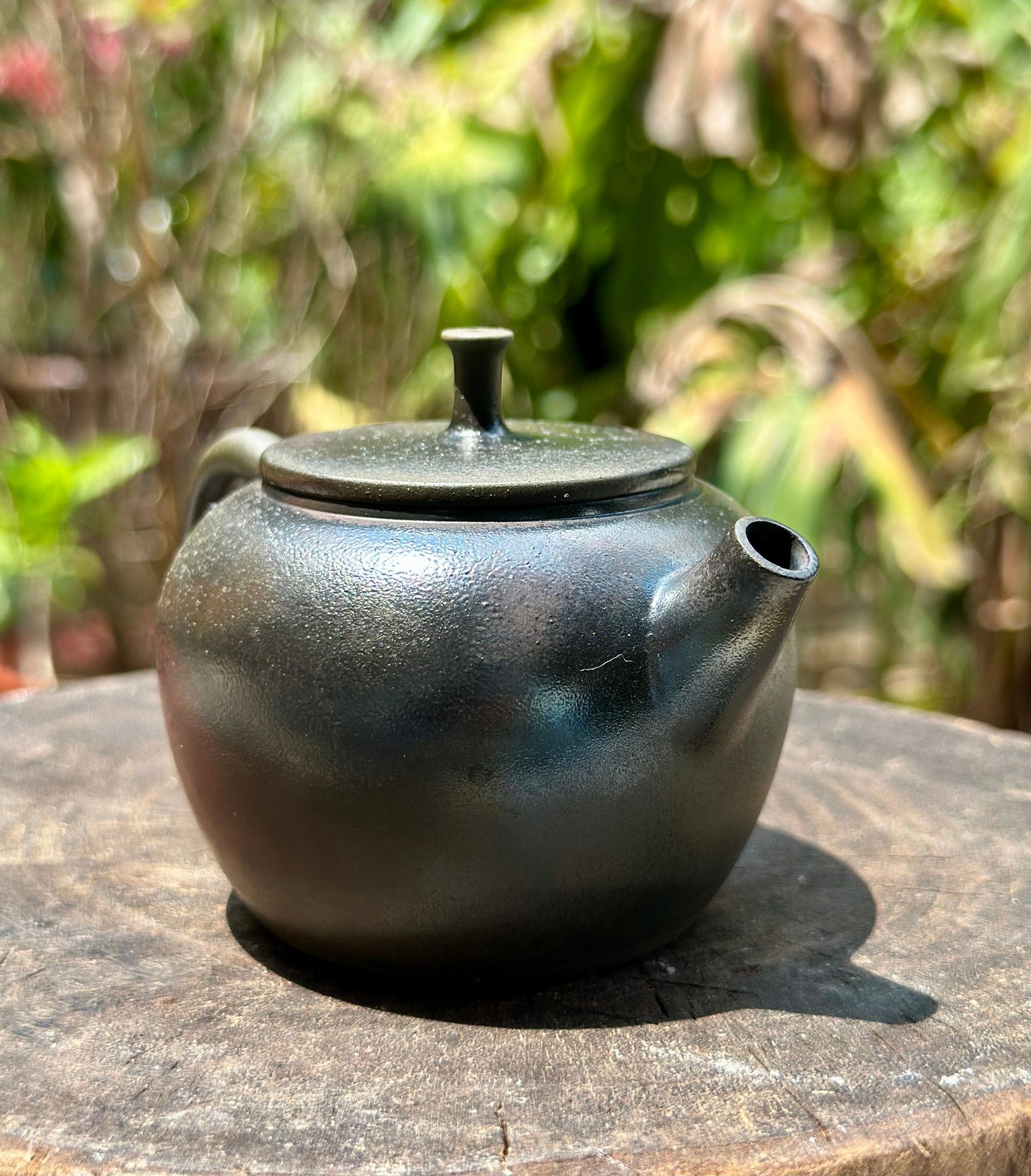 Handcrafted Woodfired Artowork Chinese Apple Shape Nixing clay Pottery Clay Teapot 150ml