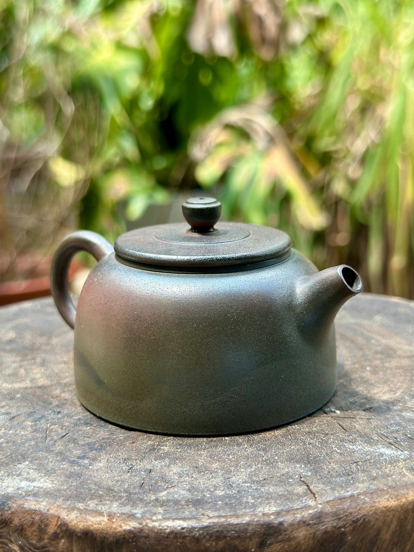 Handcrafted Woodfired Artowork Chinese Dezhong Shape Nixing clay Pottery Clay Teapot  120ml