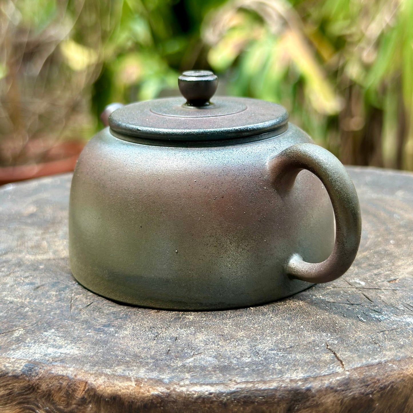 Handcrafted Woodfired Artowork Chinese Dezhong Shape Nixing clay Pottery Clay Teapot  120ml