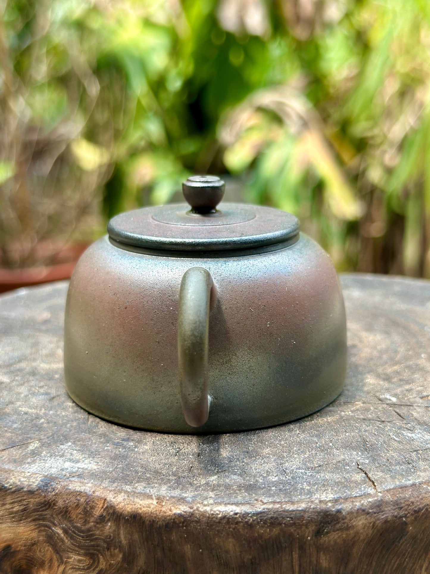 Handcrafted Woodfired Artowork Chinese Dezhong Shape Nixing clay Pottery Clay Teapot  120ml