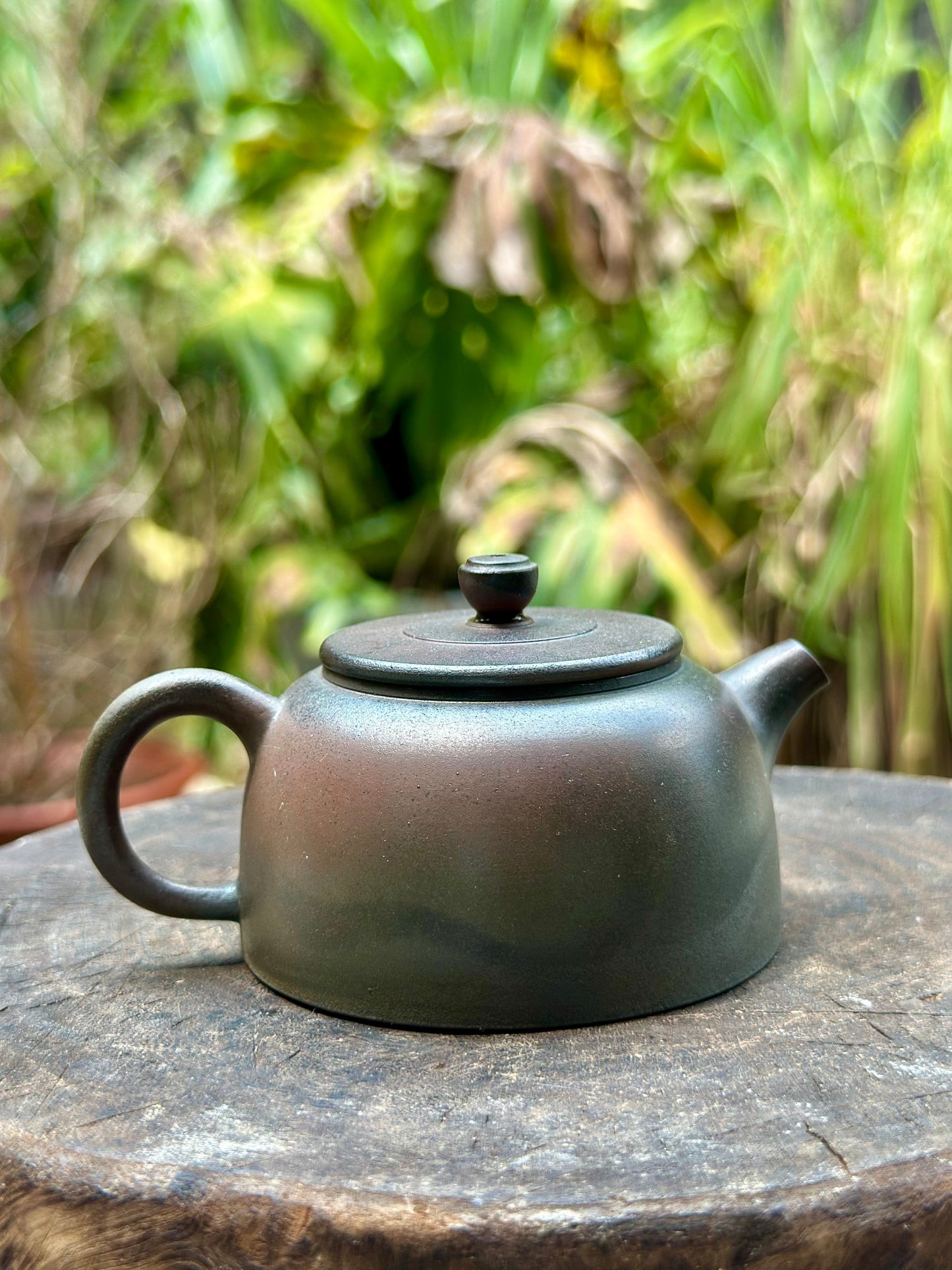 Handcrafted Woodfired Artowork Chinese Dezhong Shape Nixing clay Pottery Clay Teapot  120ml
