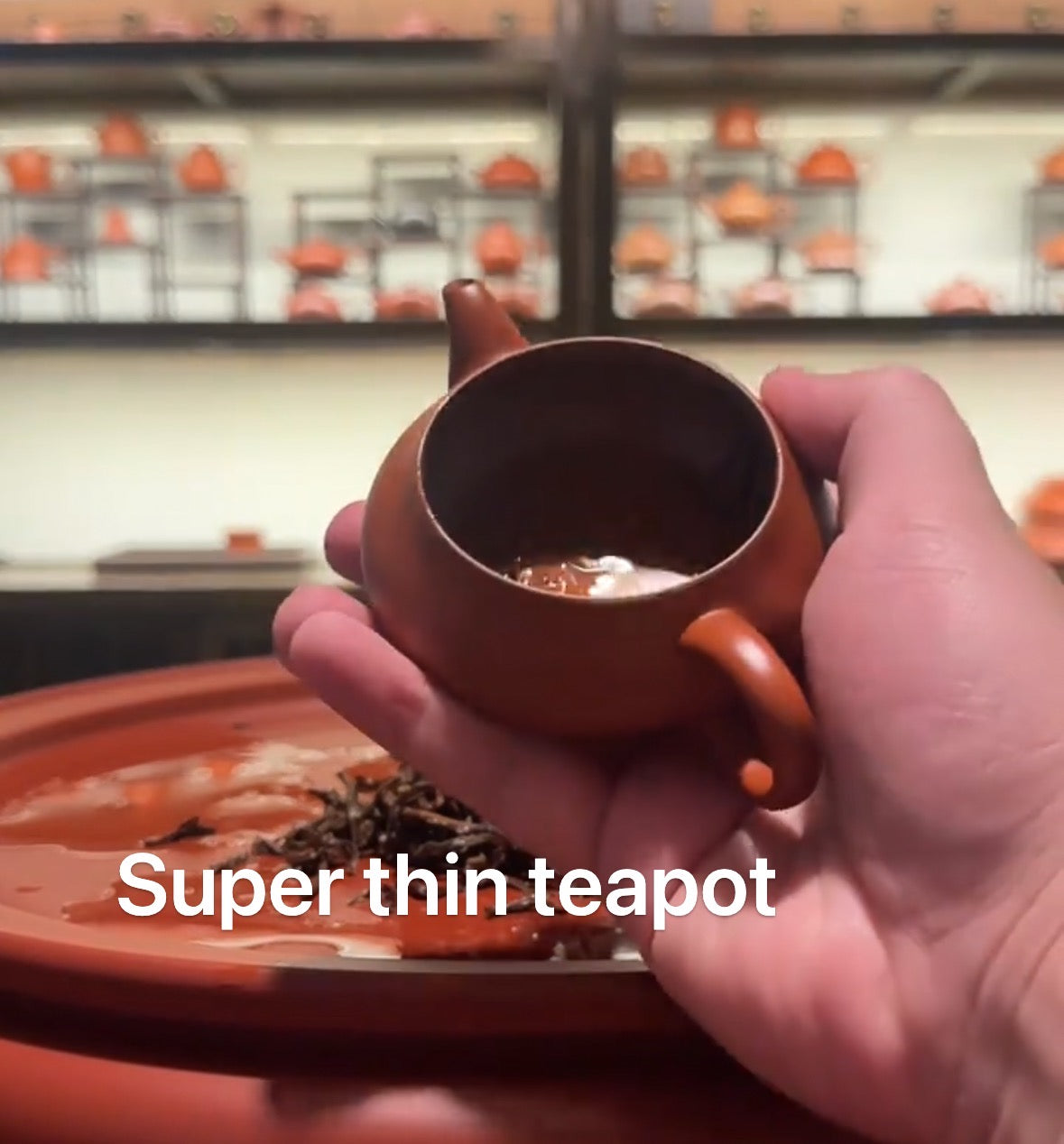 Chinese Chaozhou Handmade Traditional Zhuni Pottery Teapot Minglu Shape Red Clay 110ml Dangcong Oolong Gongfu Super Thin Teapot