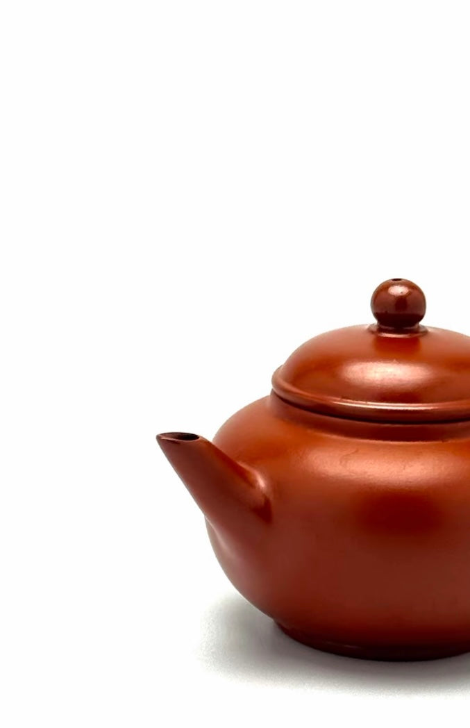 Chinese Chaozhou Handmade Traditional Zhuni Pottery Teapot ShuipingShape Red Clay 90ml Dangcong Oolong Gongfu Teapot
