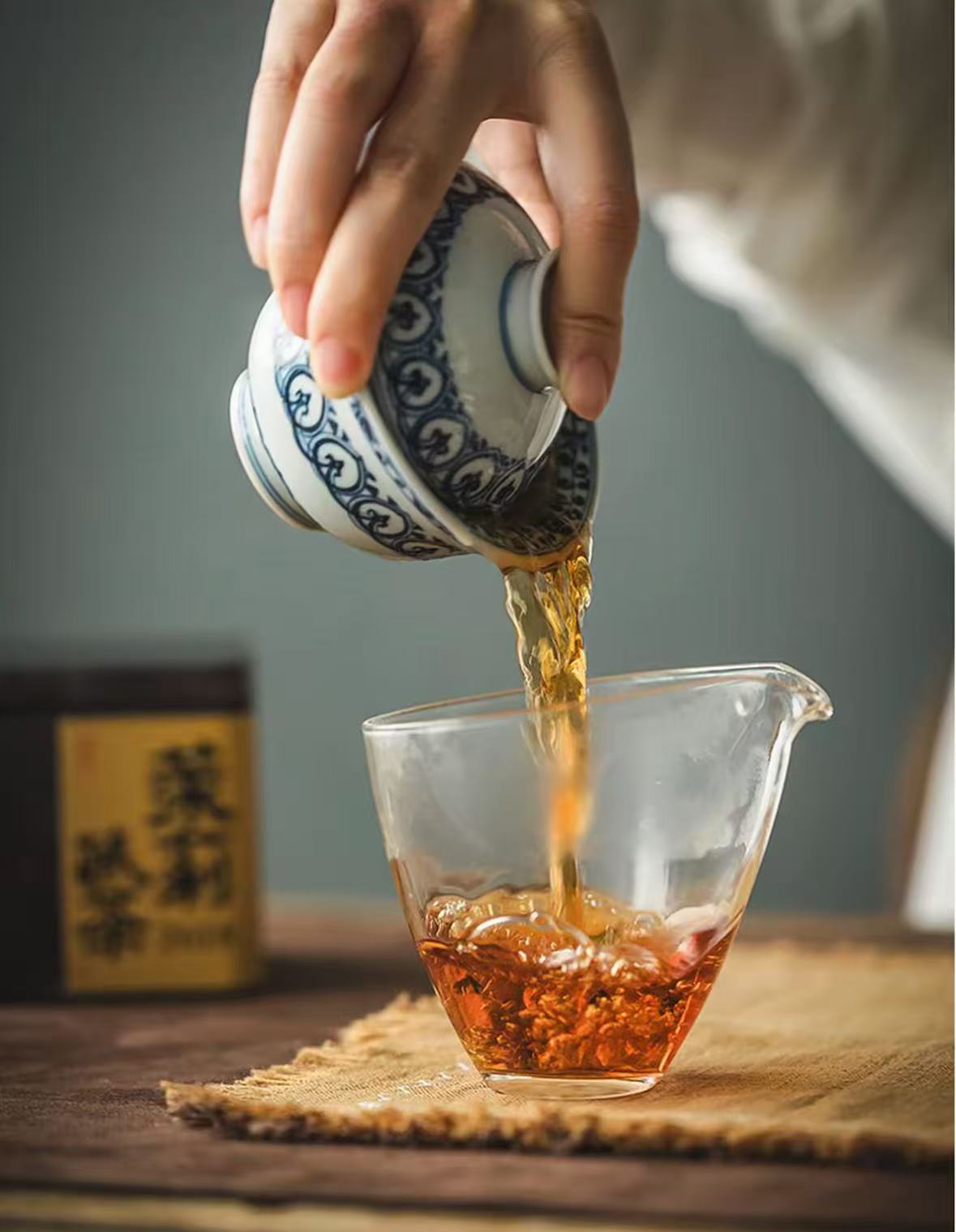 2018 Aged Sichuan Ya'an Blended Jasmine Zang Tea Supreme Grade Mengding High Mountain Flower Scented Detox Dark Tea