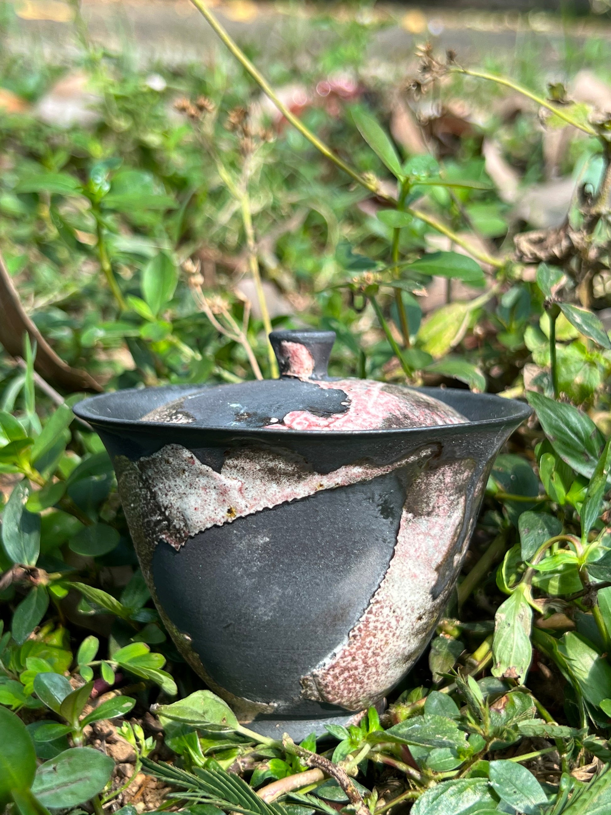 This is a pottery teapot.this is a pottery gaiwan