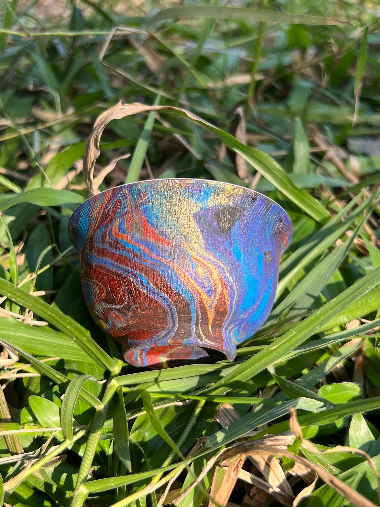 this is Chinese lacquer ware teacup