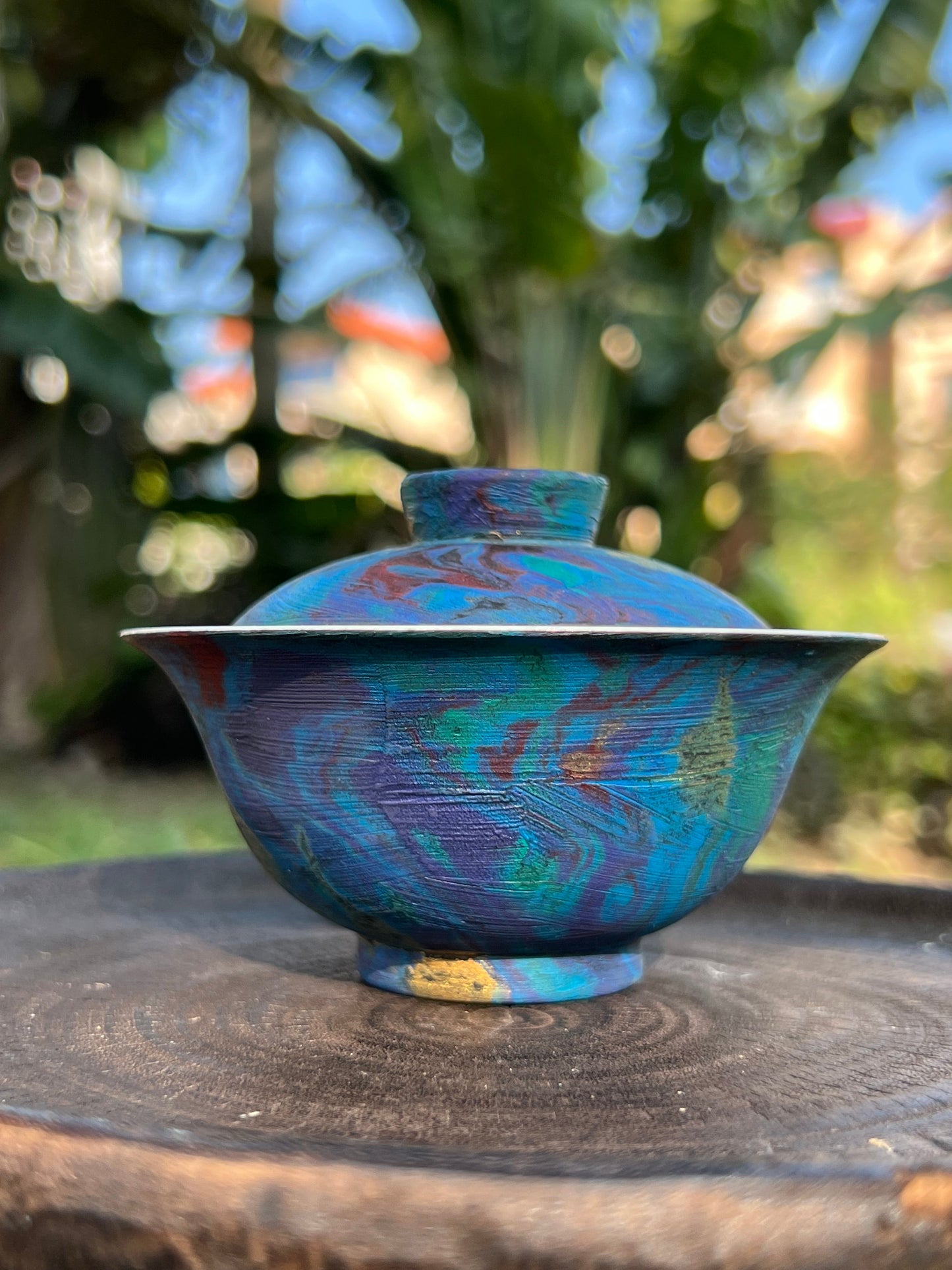 this is Chinese lacquer ware teacup