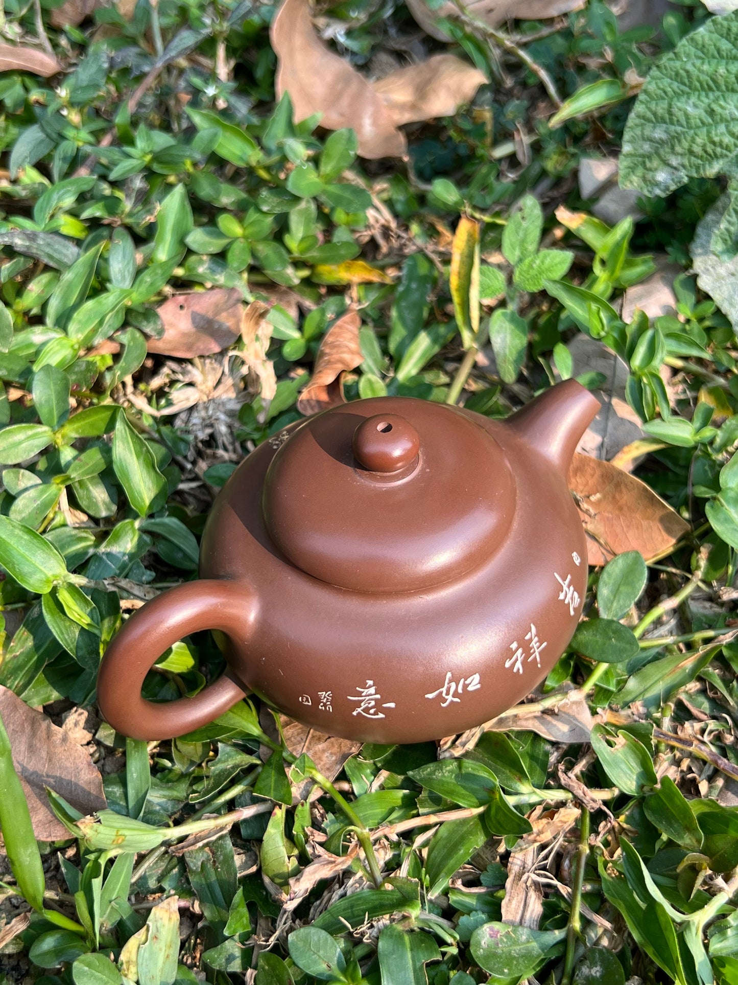 Handcrafted Original Design Chinese Nixing Pottery Teapot Artwork Black Teapot Kungfu Teapot