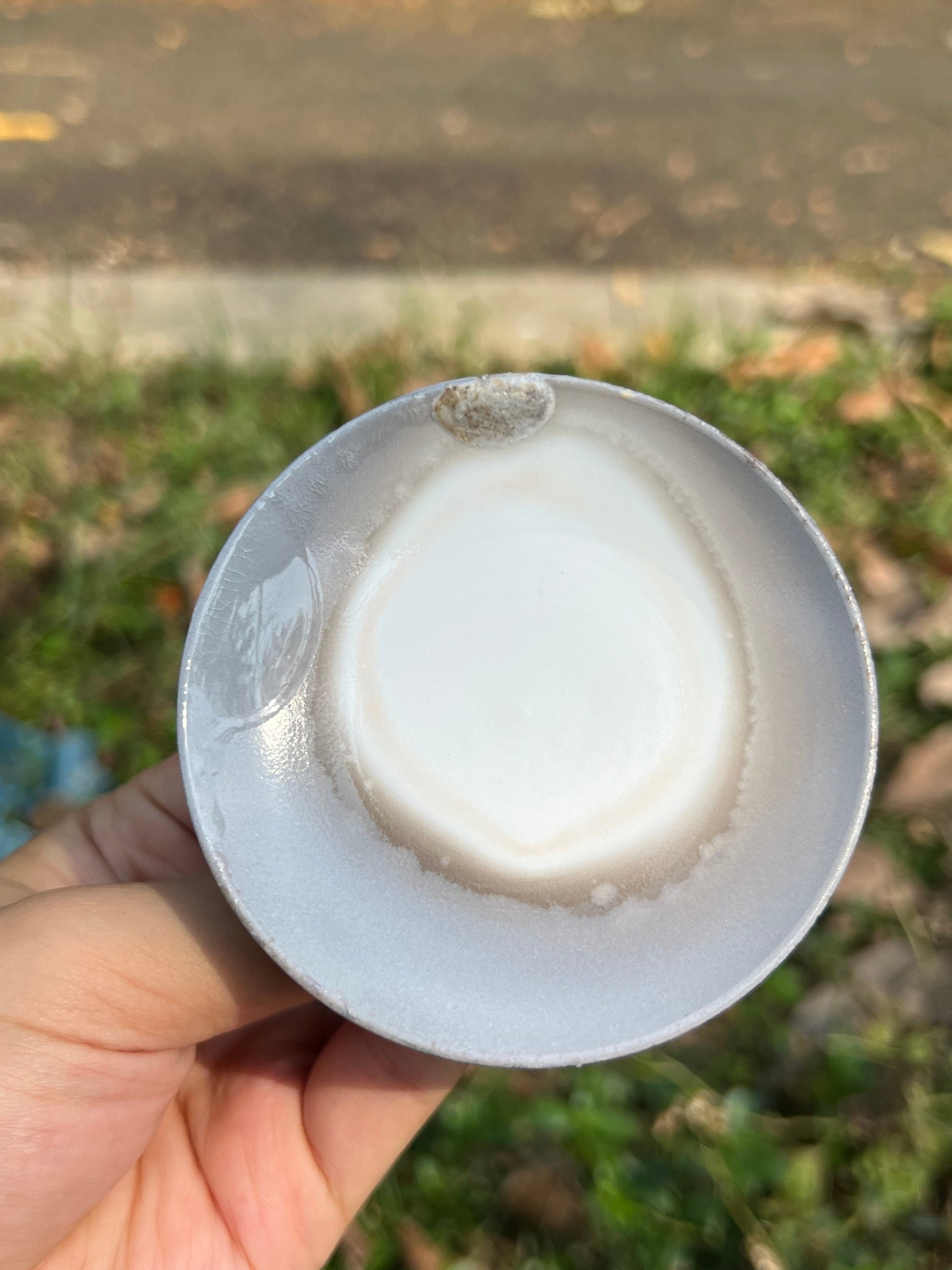 This is a woodfired pottery teapot gaiwan