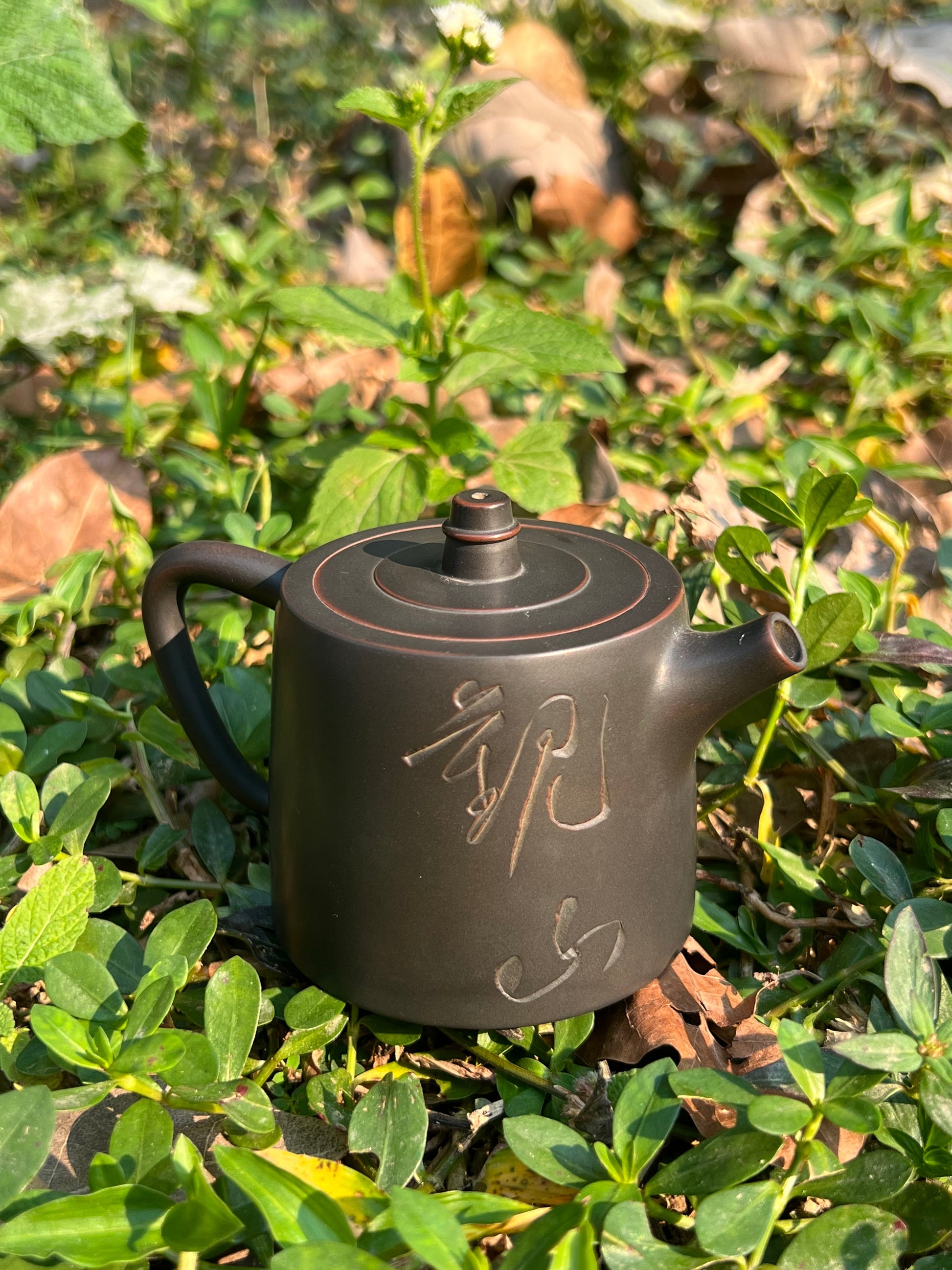 This is a Nixing clay teapot.this is a Chinese Nixing pottery teapot