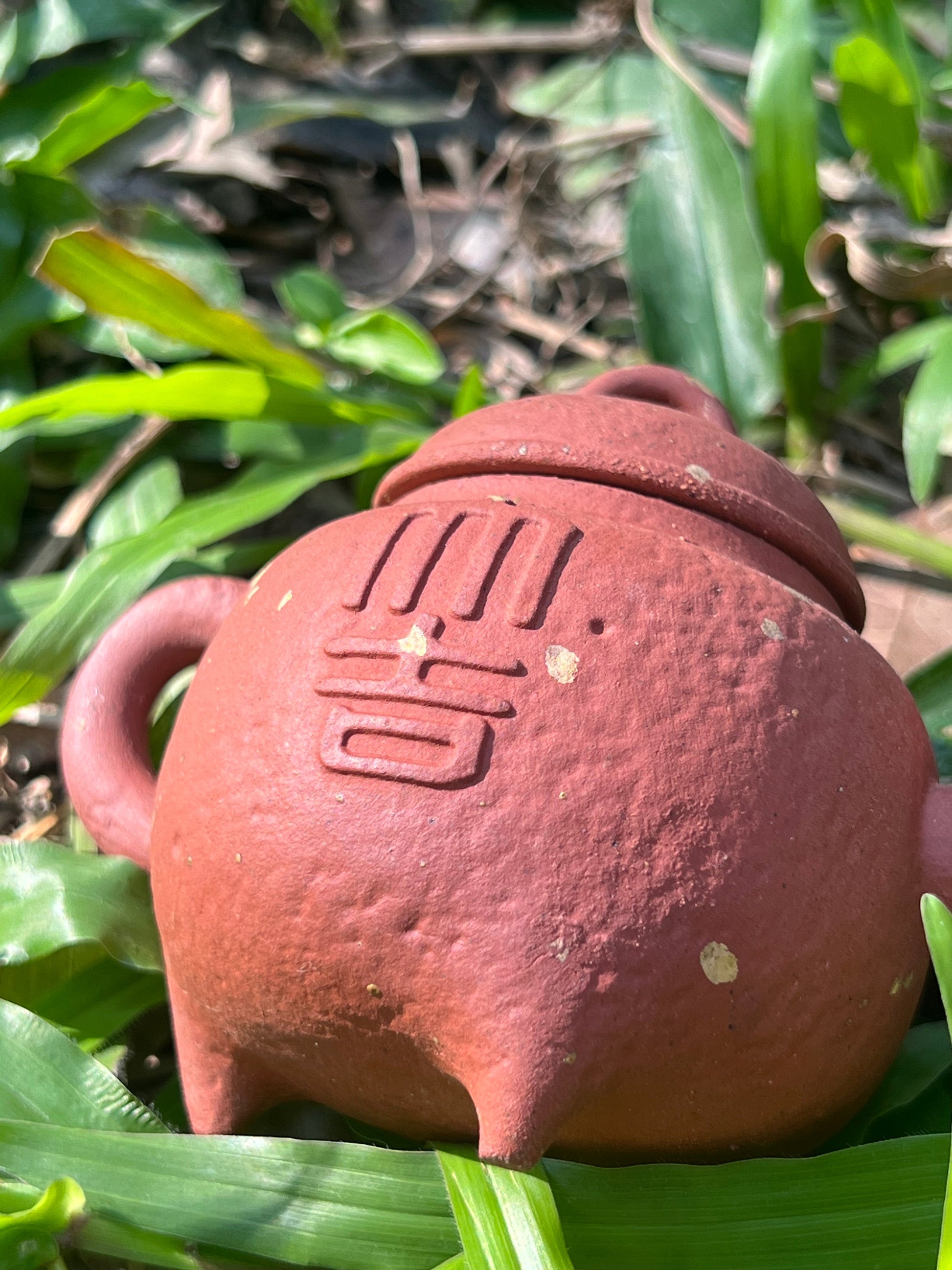 this is Chinese purple clay teapot. this is a pottery teapot