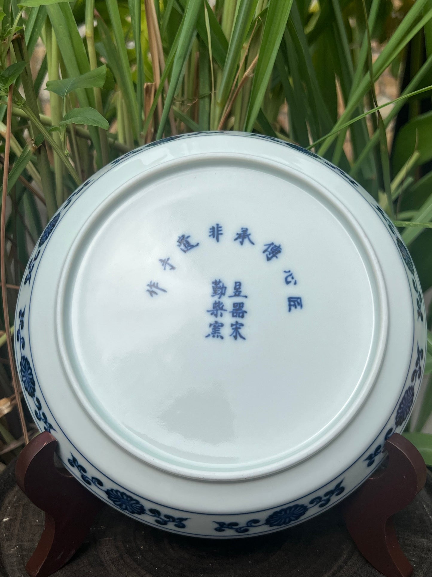 Handcrafted Chinese Handpainted Chinese Corn Poppy Blue and White Porcelain Gaiwan Set Jingdezhen Teapot Ceramic Artwork