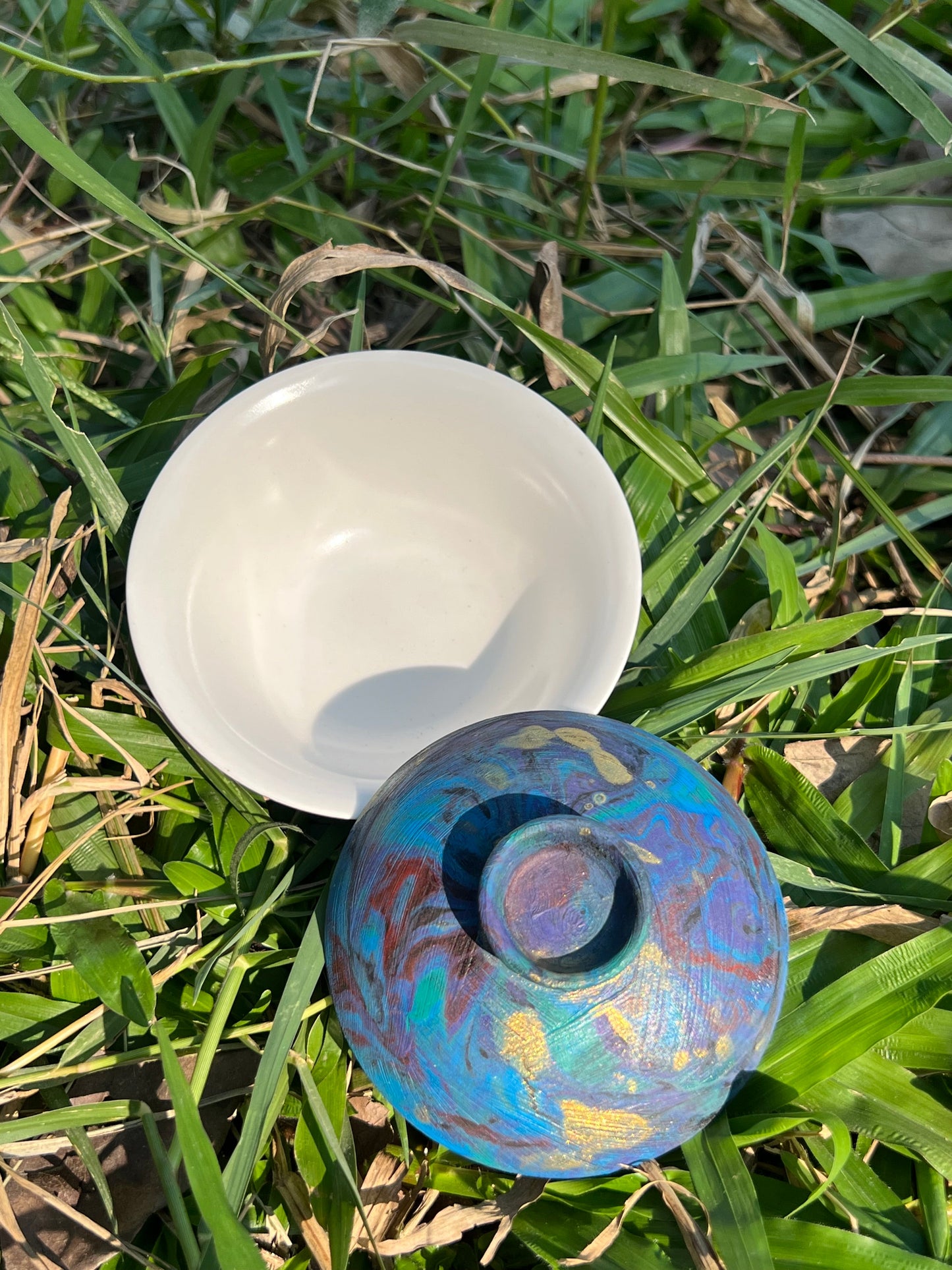 this is Chinese lacquer ware teacup