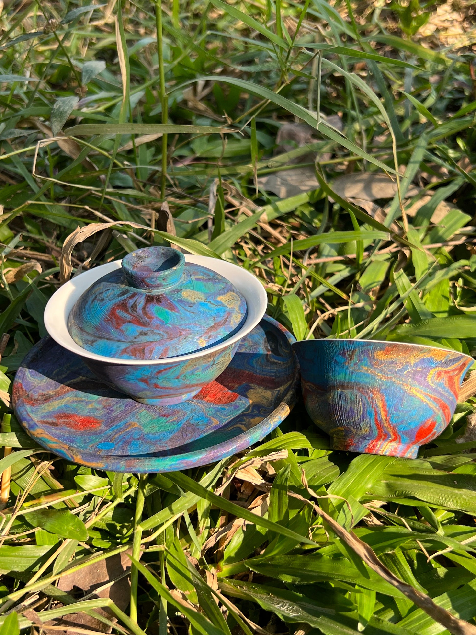 this is Chinese lacquer ware tea tray tea boat