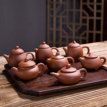 Handcrafted Original Design Chinese Mini Zisha Purple Clay Teapot Artwork Zhuni Teapot