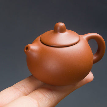 Handcrafted Original Design Chinese Mini Zisha Purple Clay Teapot Artwork Zhuni Teapot