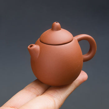 Handcrafted Original Design Chinese Mini Zisha Purple Clay Teapot Artwork Zhuni Teapot