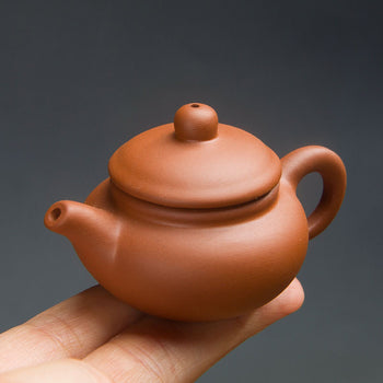 Handcrafted Original Design Chinese Mini Zisha Purple Clay Teapot Artwork Zhuni Teapot