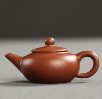 Handcrafted Original Design Chinese Mini Zisha Purple Clay Teapot Artwork Zhuni Teapot