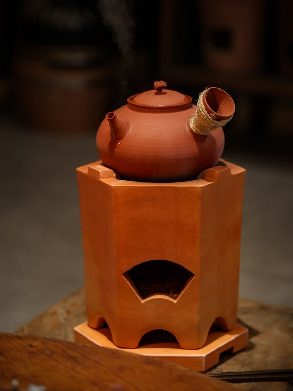 This is a pottery stove