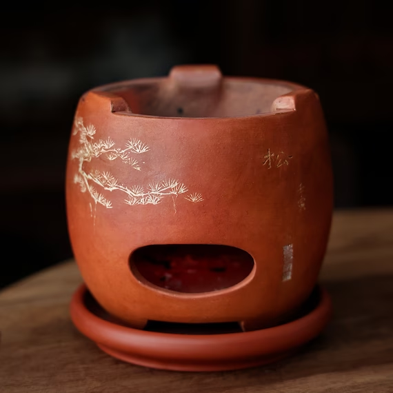 This is a pottery stove