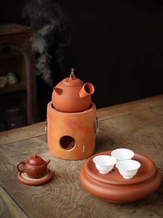 This is a pottery kettle