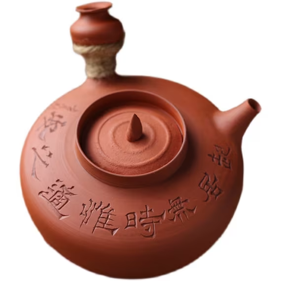 This is a pottery kettle