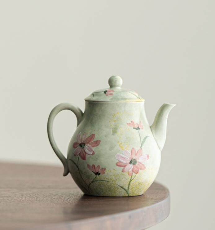 this is a ceramic teapot