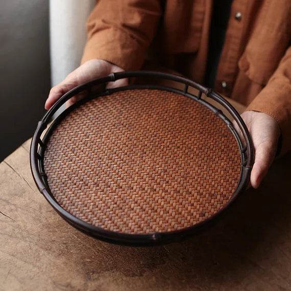 This is a meilu bamboo shelf bamboo tray.