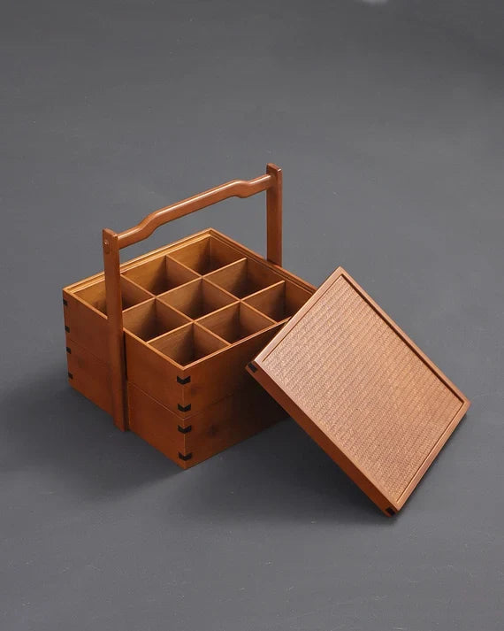 This is a bamboo basket.this is a bamboo storage box