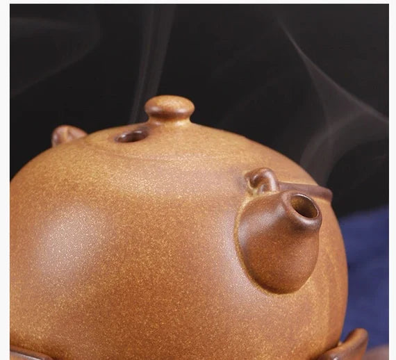 This is a pottery incense burner