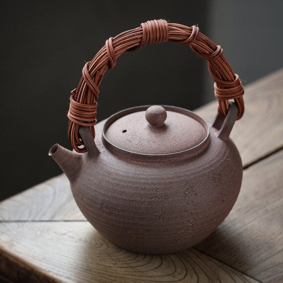 This is a pottery kettle