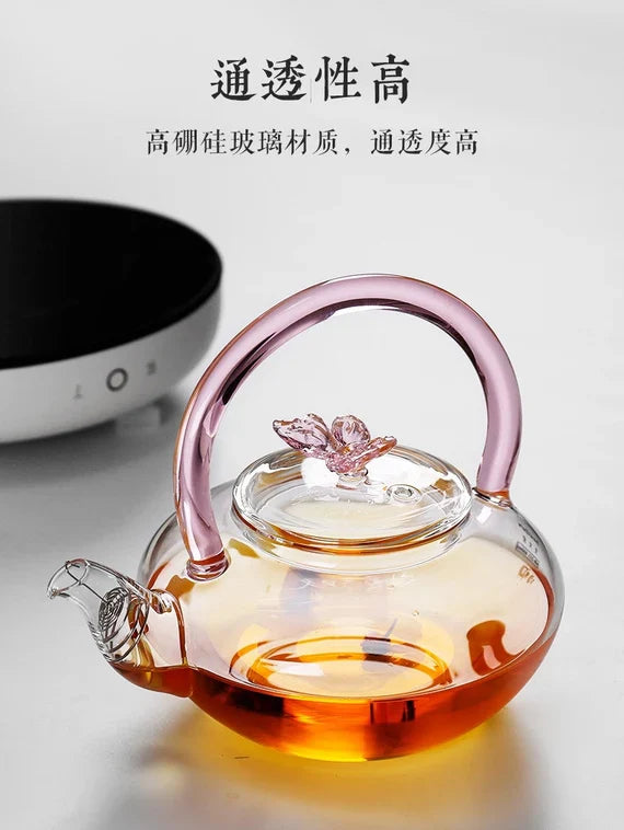 This is a glass kettle