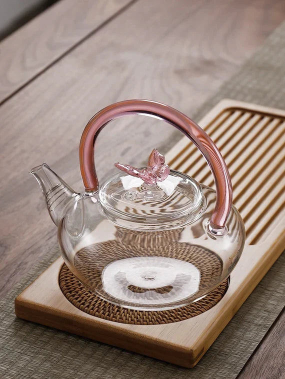 This is a glass kettle